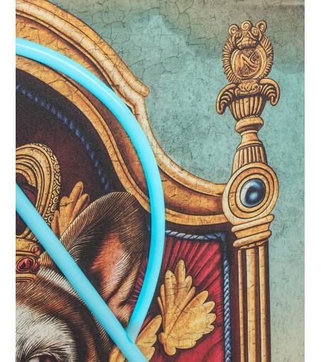 Obraz NEON BULLDOG 80x100 cm