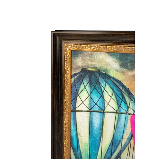 Obraz NEON BULLDOG BALOON 80x100 cm