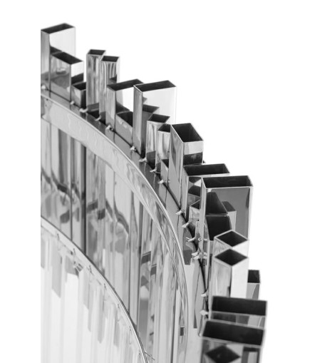 Lampa wisząca IMPERIAL SILVER 80 - stal, kryształ