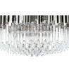 Lampa wisząca IMPERIAL SILVER 80 - stal, kryształ