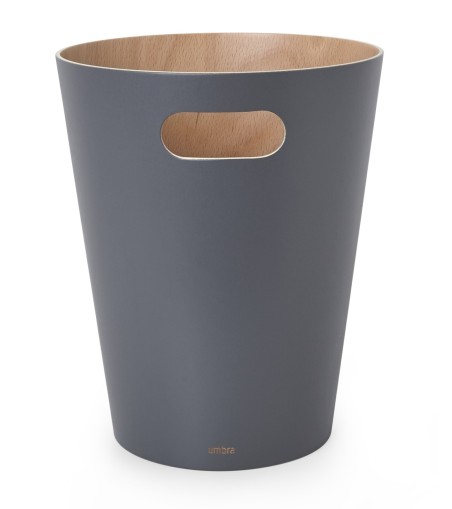 UMBRA kosz na śmieci WOODROW - charcoal