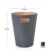 UMBRA kosz na śmieci WOODROW - charcoal