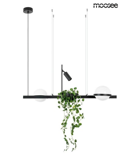 MOOSEE lampa wisząca PLANT czarna