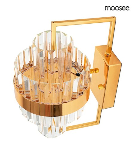 MOOSEE lampa ścienna IMPERO złota