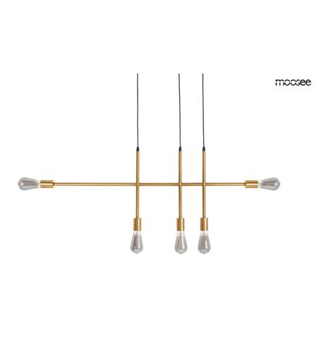 MOOSEE lampa wisząca RIVA 5 złota