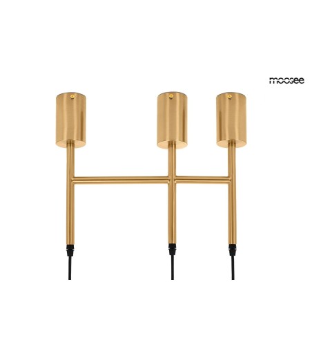 MOOSEE lampa wisząca RIVA 5 złota