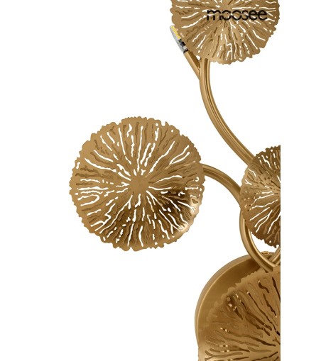 MOOSEE lampa ścienna LIRIO 6 złota