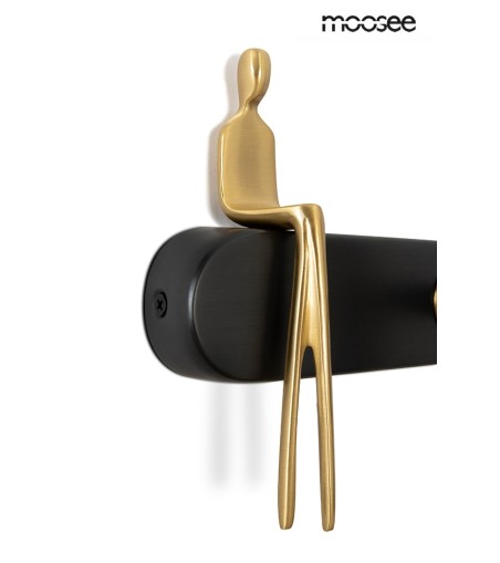 MOOSEE lampa ścienna BOY TUBE R czarna