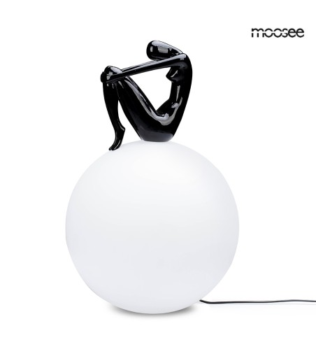 MOOSEE lampa stołowa UOMO 35 czarna