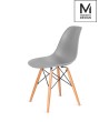 MODESTO krzesło DSW szare - podstawa bukowa