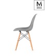 MODESTO krzesło DSW szare - podstawa bukowa
