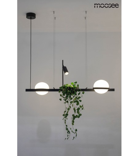 MOOSEE lampa wisząca PLANT czarna