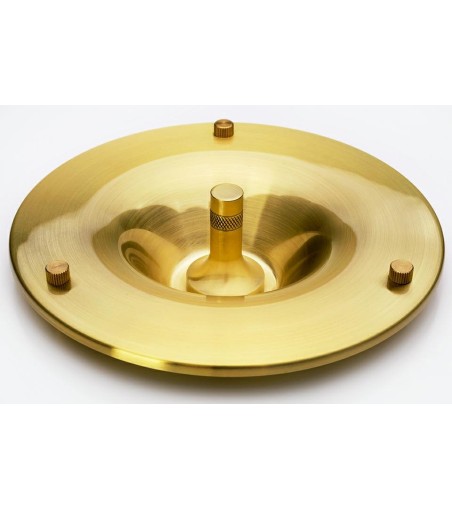 Lampa biurkowa ARTE biało-złota - aluminium, szkło