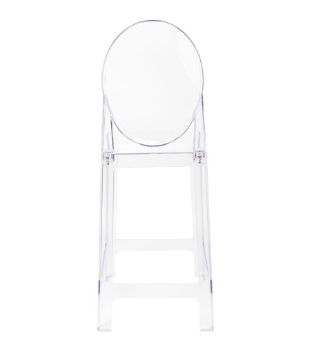 Krzesło barowe VICTORIA 65 cm transparentne