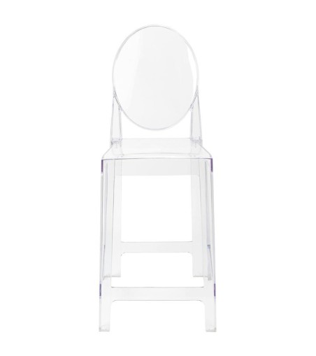 Krzesło barowe VICTORIA 65 cm transparentne