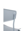 Krzesło JETT jasnoszare - polipropylen, metal