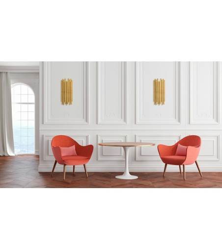 MOOSEE lampa ścienna TUBO złota