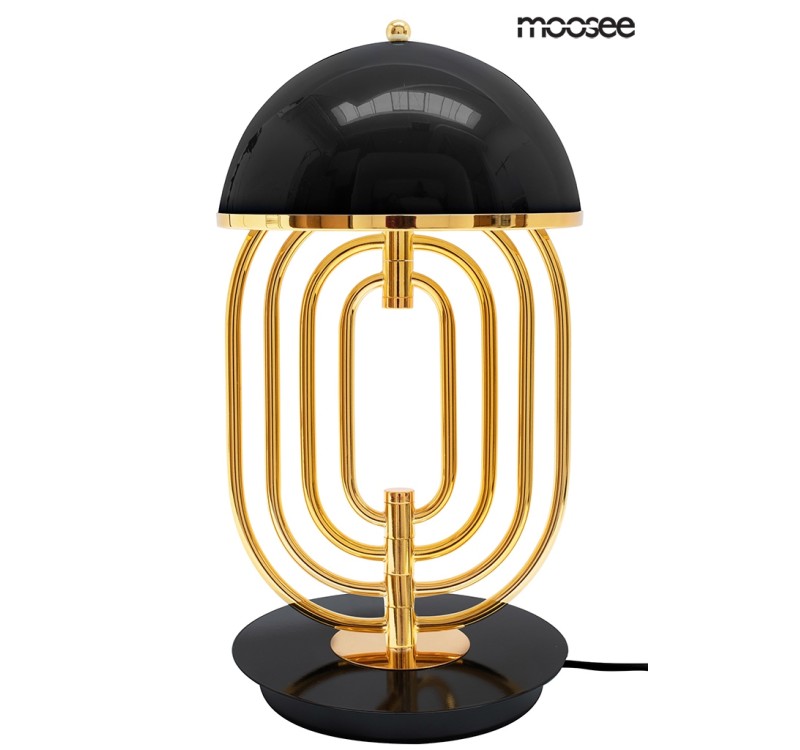 MOOSEE lampa stołowa BOTTEGA złota / czarna