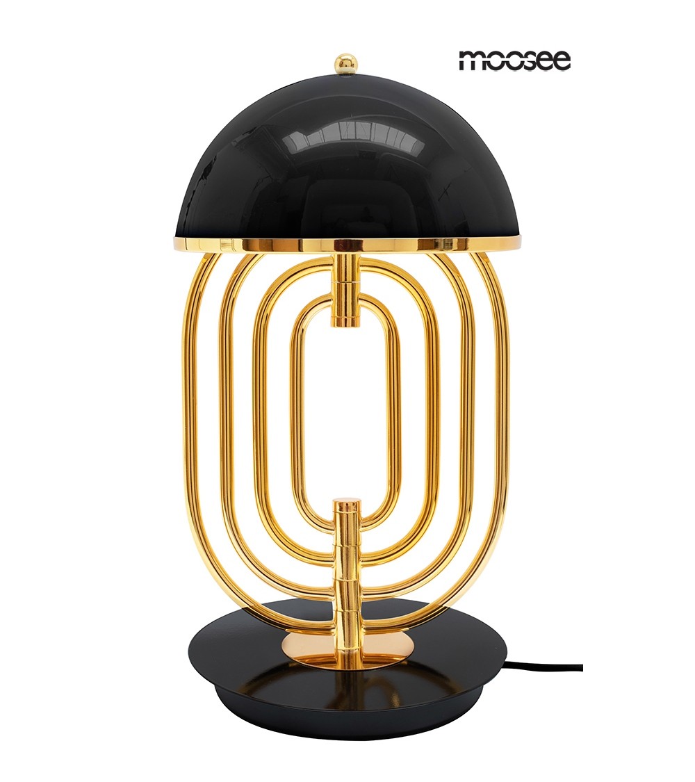 MOOSEE lampa stołowa BOTTEGA złota / czarna