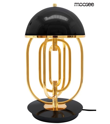 MOOSEE lampa stołowa BOTTEGA złota / czarna