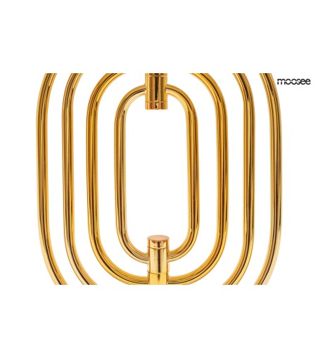 MOOSEE lampa stołowa BOTTEGA złota / czarna