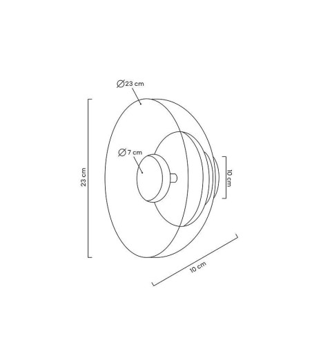 MOOSEE lampa ścienna EDEN WALL złota