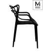 MODESTO krzesło HILO czarne-polipropylen