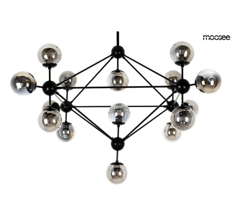 MOOSEE lampa wisząca ASTRIFERO 15 czarna