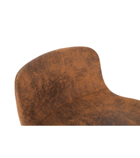 Krzesło barowe STOR PU regulowane  brązowe