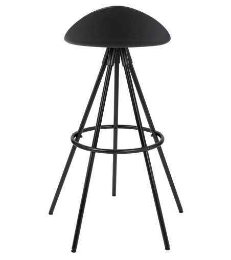 Krzesło barowe LANZA 76 czarne