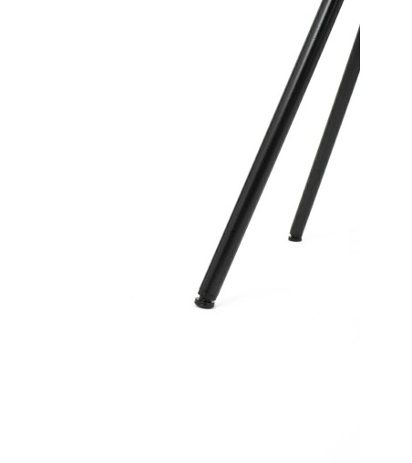 Krzesło barowe LANZA 76 czarne