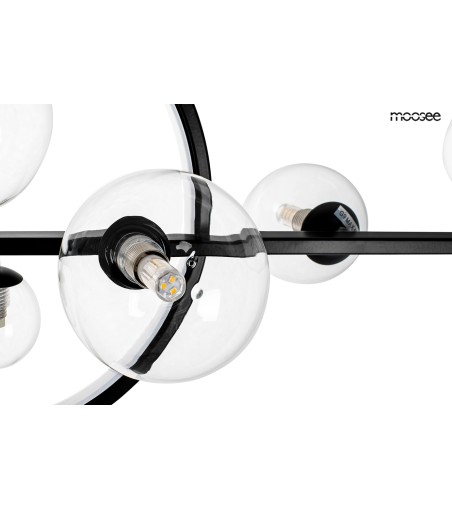 MOOSEE lampa wisząca ALURE LINE TWIN 120 czarna