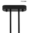MOOSEE lampa wisząca ALURE LINE TWIN 120 czarna