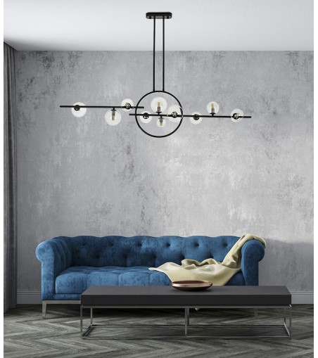 MOOSEE lampa wisząca ALURE LINE TWIN 120 czarna