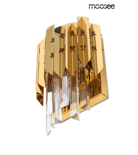 MOOSEE lampa ścienna MAJESTIC złota