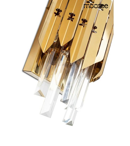 MOOSEE lampa ścienna MAJESTIC złota