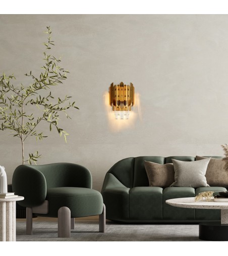 MOOSEE lampa ścienna MAJESTIC złota