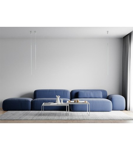 MOOSEE lampa wisząca OMBRE 80 biała