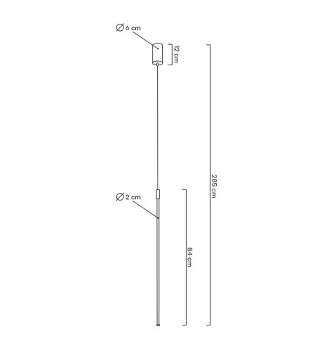 MOOSEE lampa wisząca OMBRE 80 biała