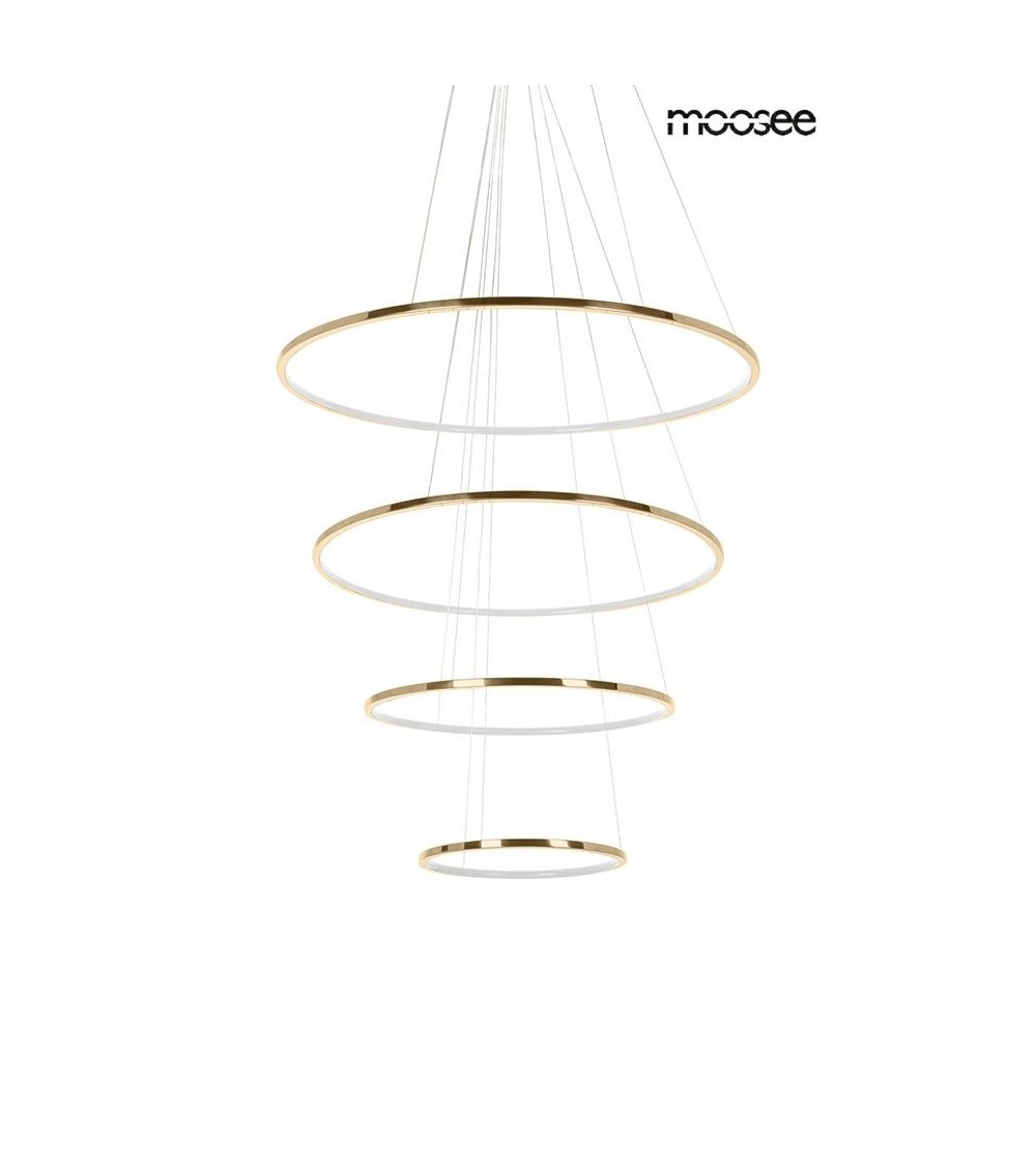 MOOSEE lampa wisząca RING SLIM M złota