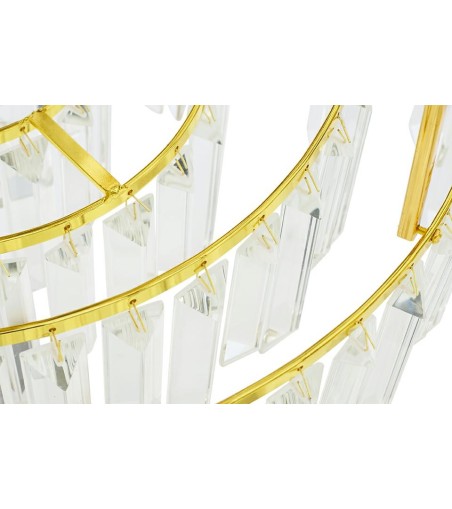 Lampa wisząca IMPERIAL GOLD 80 - stal, kryształ