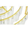 Lampa wisząca IMPERIAL GOLD 80 - stal, kryształ