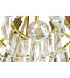 Lampa wisząca IMPERIAL GOLD 80 - stal, kryształ