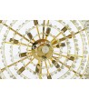 Lampa wisząca IMPERIAL GOLD 80 - stal, kryształ