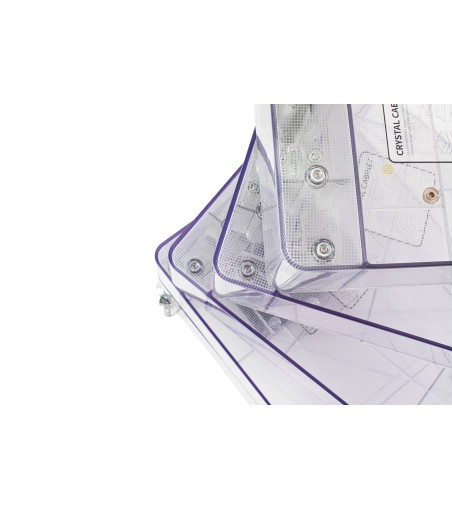 Szafka VISION transparentna - poliwęglan, kółeczka