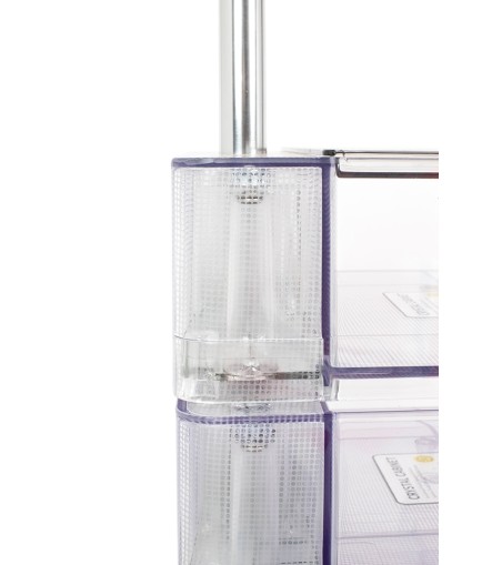 Szafka VISION transparentna - poliwęglan, kółeczka