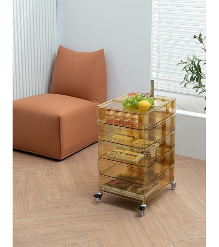 Szafka VISION transparentna - poliwęglan, kółeczka