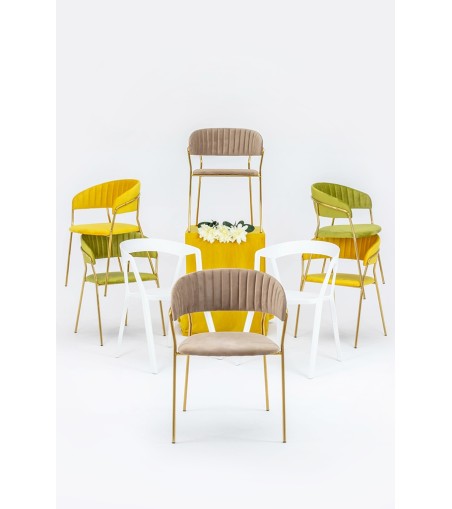 Krzesło MARGO żółte
