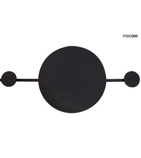 MOOSEE lampa ścienna SHADOW HANG z wieszakiem czarna