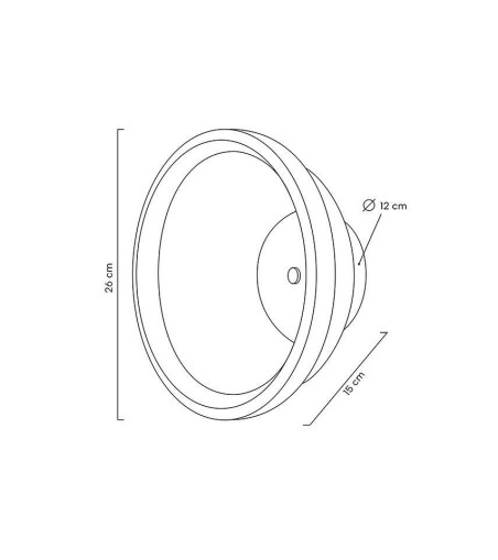 MOOSEE lampa ścienna FARO miedziana